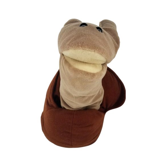 Folkmanis Toys Folkmanis Snail Hand Puppet Plush Brown Full Body